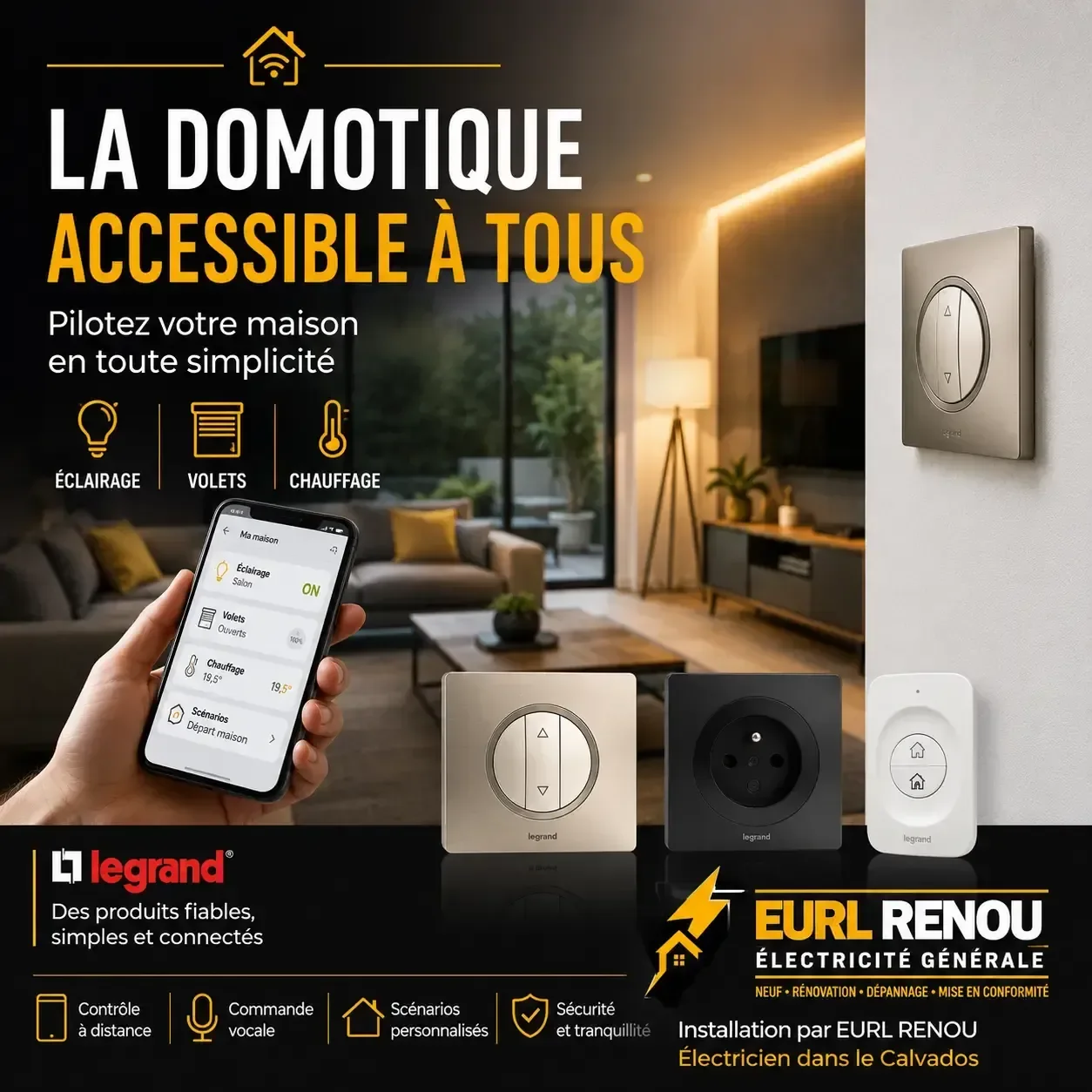 🏚️ La domotique accessible dans le Calvados : pilotez votre maison en toute simplicité