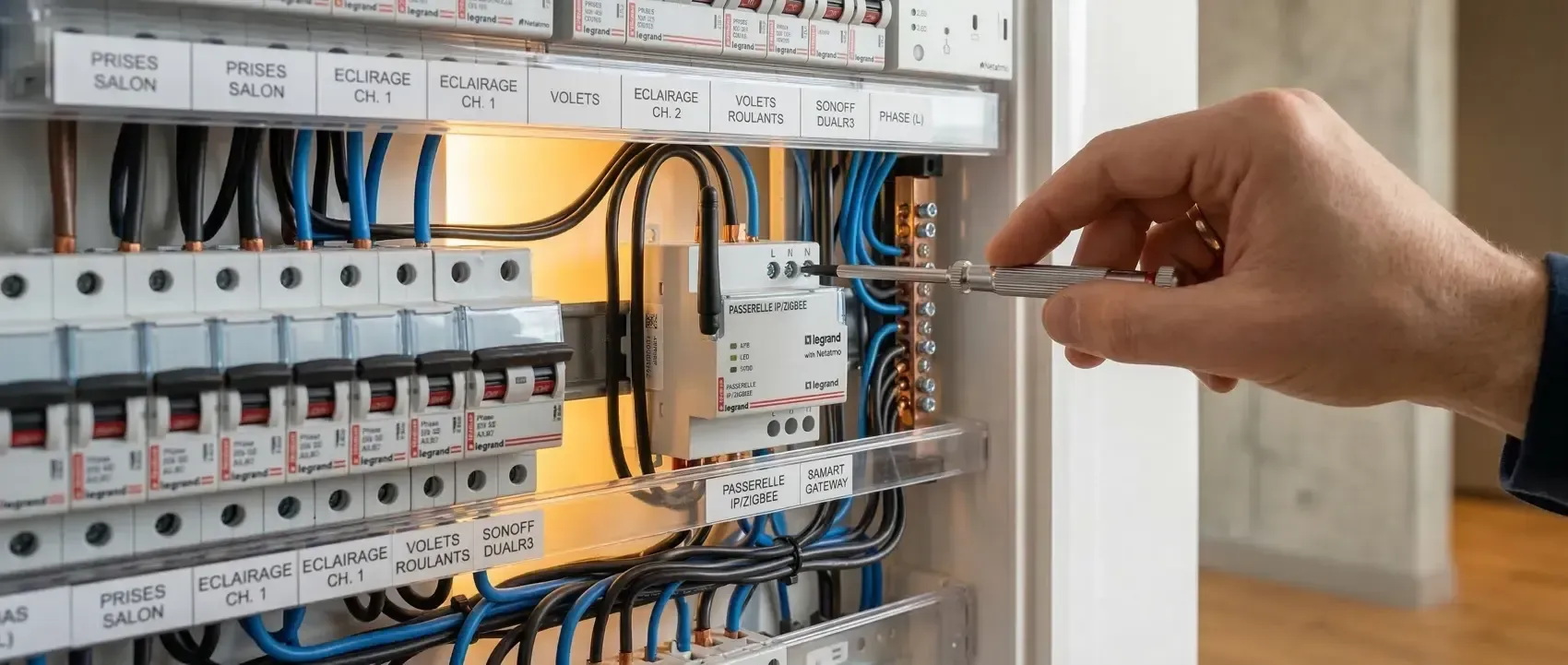 Commandes domotiques pour la maison