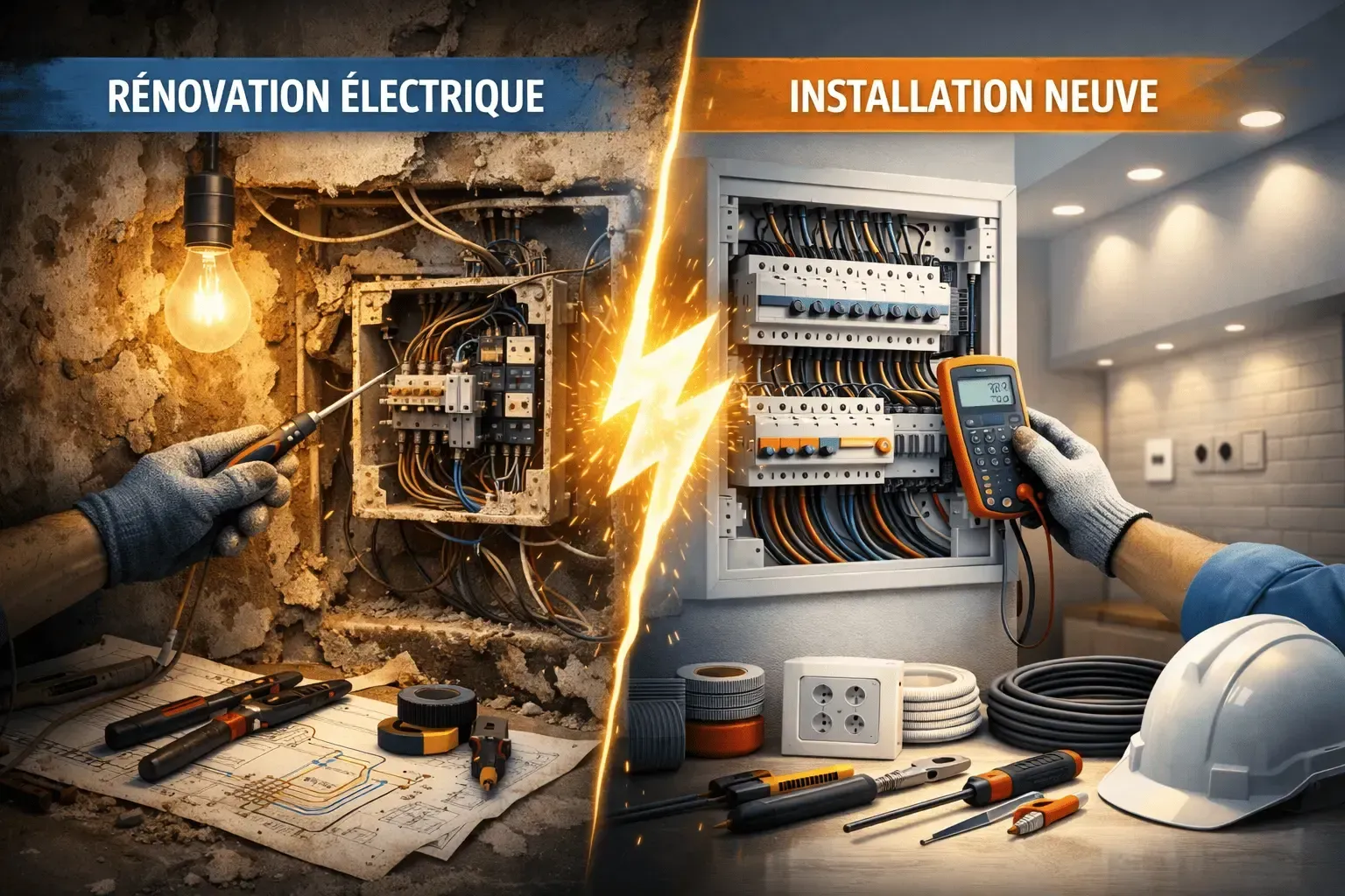 Installation électrique en rénovation